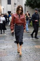 MFW Ferragamo Arrivals MP