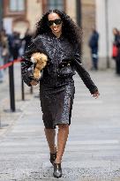 MFW Ferragamo Arrivals MP