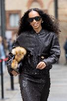 MFW Ferragamo Arrivals MP