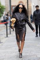 MFW Ferragamo Arrivals MP