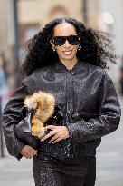 MFW Ferragamo Arrivals MP