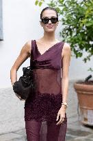 MFW Ferragamo Arrivals MP