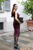 MFW Ferragamo Arrivals MP