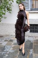 MFW Ferragamo Arrivals MP