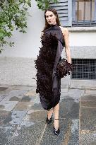 MFW Ferragamo Arrivals MP