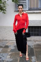 MFW Ferragamo Arrivals MP