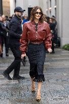 MFW Ferragamo Arrivals MP