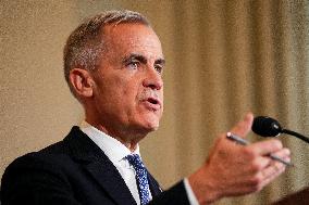 PM Mark Carney Holds Press Conference - London