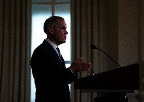 PM Mark Carney Holds Press Conference - London