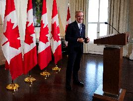 PM Mark Carney Holds Press Conference - London