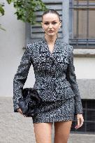 MFW Ferragamo Arrivals MP