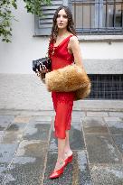 MFW Ferragamo Arrivals MP