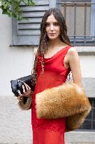 MFW Ferragamo Arrivals MP