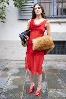 MFW Ferragamo Arrivals MP