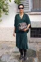 MFW Ferragamo Arrivals MP