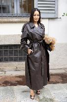 MFW Ferragamo Arrivals MP