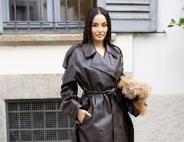 MFW Ferragamo Arrivals MP