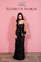 MFW - Guests At Elisabetta Franchi Fashion Show