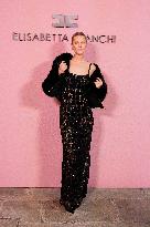 MFW - Guests At Elisabetta Franchi Fashion Show