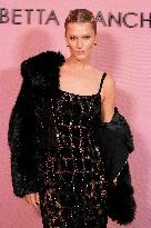 MFW - Guests At Elisabetta Franchi Fashion Show