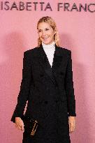 MFW - Guests At Elisabetta Franchi Fashion Show