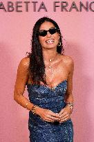 MFW - Guests At Elisabetta Franchi Fashion Show