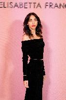 MFW - Guests At Elisabetta Franchi Fashion Show