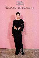 MFW - Guests At Elisabetta Franchi Fashion Show