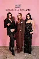 MFW - Guests At Elisabetta Franchi Fashion Show