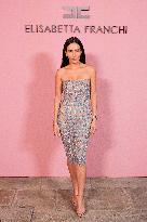 MFW - Guests At Elisabetta Franchi Fashion Show
