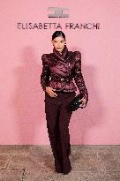 MFW - Guests At Elisabetta Franchi Fashion Show