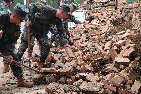 Gansu Longxi Earthquake Rescue - China