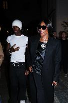 MFW - Naomi Campbell Arrives At EE72 Magazine Launch Party