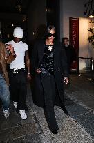 MFW - Naomi Campbell Arrives At EE72 Magazine Launch Party