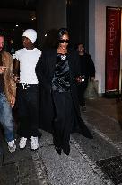 MFW - Naomi Campbell Arrives At EE72 Magazine Launch Party
