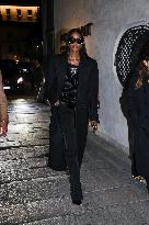 MFW - Naomi Campbell Arrives At EE72 Magazine Launch Party