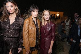 MFW - Guests At Luisa Spagnoli Fashion Show
