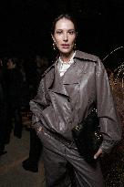 MFW - Guests At Luisa Spagnoli Fashion Show