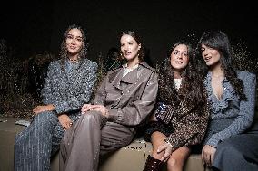 MFW - Guests At Luisa Spagnoli Fashion Show