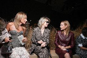 MFW - Guests At Luisa Spagnoli Fashion Show