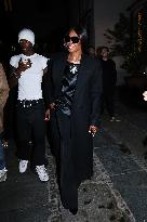 MFW - Naomi Campbell Arrives At EE72 Magazine Launch Party