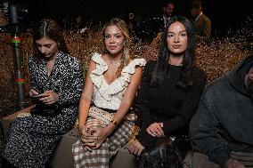 MFW - Guests At Luisa Spagnoli Fashion Show