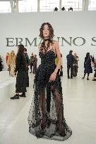 MFW - Guests At Ermanno Scervino Fashion Show