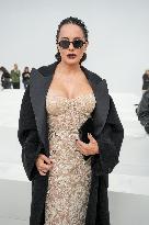 MFW - Guests At Ermanno Scervino Fashion Show