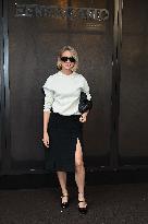 MFW - Guests At Ferragamo Fashion Show