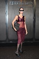 MFW - Guests At Ferragamo Fashion Show