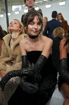 MFW - Guests At Ermanno Scervino Fashion Show