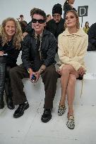MFW - Guests At Ermanno Scervino Fashion Show