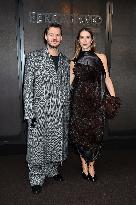 MFW - Guests At Ferragamo Fashion Show