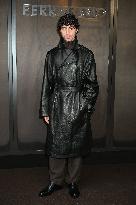 MFW - Guests At Ferragamo Fashion Show